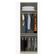 Guarda-roupa 2 Portas Com Cabideiro E Espelho 80cm Crema