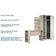 Guarda Roupa Prateleiras E Bancada Com Painel Crema Com Connect