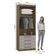 Guarda Roupa Modulado 90cm 2 Portas E 4 Gavetas Paris Luciane Móveis Avelã Pf Com Cinammon Pf