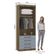 Guarda Roupa Modulado 90cm 2 Portas E 4 Gavetas Paris Luciane Móveis Avelã Pf Com Grey Sky Pf