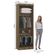 Guarda Roupa Modulado 79cm 2 Portas Paris Luciane Móveis Avelã Pf Com Rosa Pf