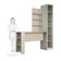 Guarda Roupa Com E Bancada Com Painel Crema Com Connect