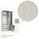 Guarda Roupa 3 Peças Com Escrivaninha, Sapateira, Crema