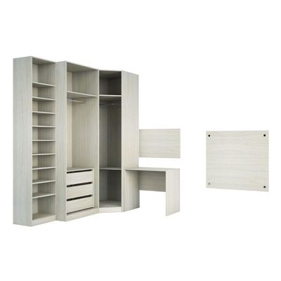 Guarda Roupa Canto Cabeceira E Escrivaninha Legno Crema