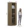 Guarda Roupa De Canto Diagonal Modulado 70cm 1 Porta Com Espelho Paris Luciane Móveis Avelã Pf