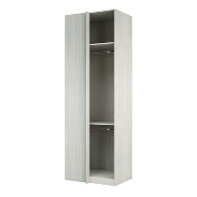 Guarda Roupa Canto 80,4cm 1 Maleiro Legno Crema