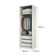 Guarda Roupa 80,4cm 3 Gavetas, Maleiro, 1 Cabideiro Crema