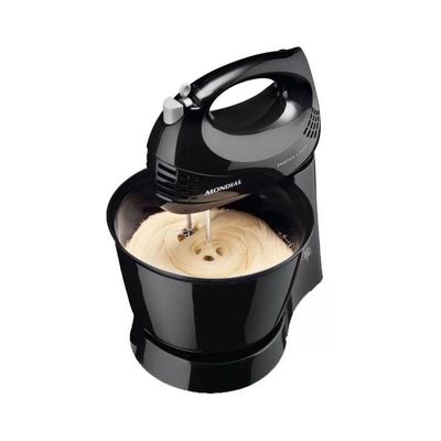 Batedeira Mondial 3 Velocidades 400w B-44 Preto 127v 110V