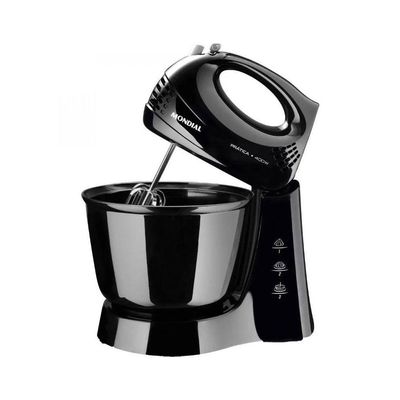 Batedeira Mondial 3 Velocidades 400w B-44 Preto 127v 110V