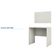 Escrivaninha Multiuso Compact e Painel 80cm Prime Legno Crema