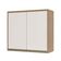 Armário Aéreo 80cm 2 Portas 1 Prateleira Mel Vanilla
