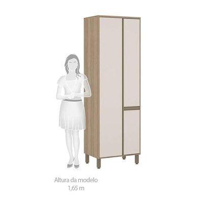 Armário De Cozinha Modulada 10pçs Com Tampo E Vidro Reflecta