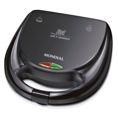 Sanduicheira Mondial Fast Grill E Sanduicheira-220v-preto 220V