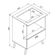 Balcão Porta Basculante Forno Cooktop 4 Bocas Bogotá Branco