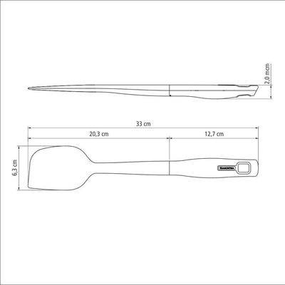 Panela Wok Paris Alumínio Antiaderente 36cm E Espátula De Silicone Verano Vermelho - Tramontina