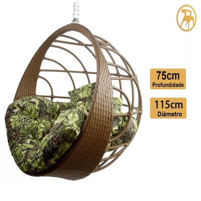 Balanço Fibra Sintética Hungria Trama Original Tabaco
