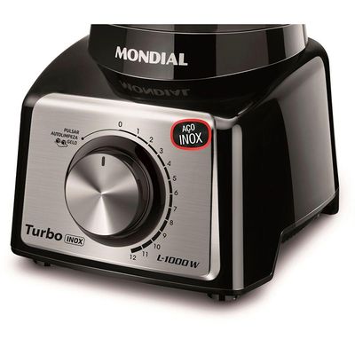 Liquidificador Turbo Black Inox L-1000 Bi 220v-preto/inox 220V