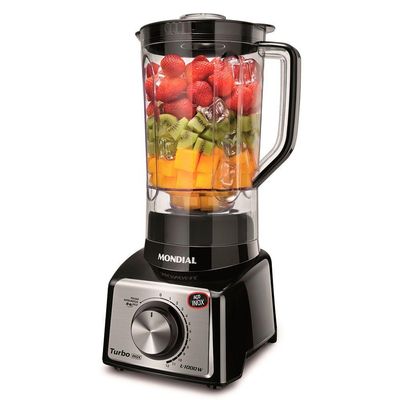 Liquidificador Turbo Black Inox L-1000 Bi 220v-preto/inox 220V