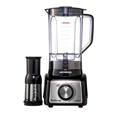 Liquidificador Turbo Black Inox L-1000 Bi 220v-preto/inox 220V