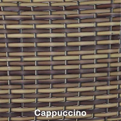 Kit 2 Espreguiçadeiras Catar Em Alumínio Trama Original Capuccino