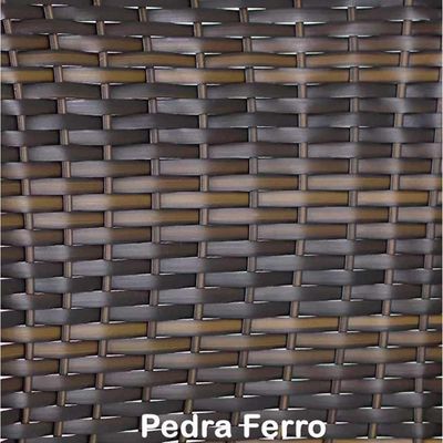 Kit 2 Espreguiçadeiras Catar Em Alumínio Trama Original Pedra Ferro