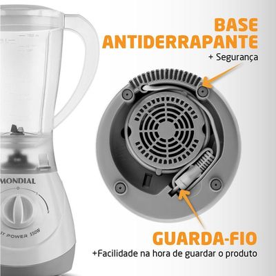 Liquidificador Mondial 1,5l r 550w Liquidificador 127v 110V