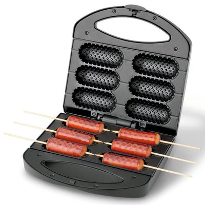 """Crepeira Mondial Pratic Crepe&amp;Hot Dog 127v Preto/inox"""