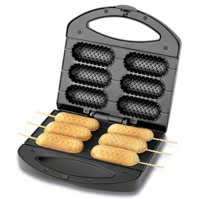"""Crepeira Mondial Pratic Crepe&amp;Hot Dog 127v Preto/inox"""