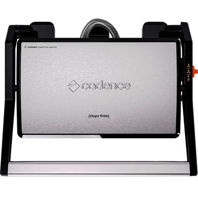 Grill Cadence Inox Chapa Firme 220v 220V