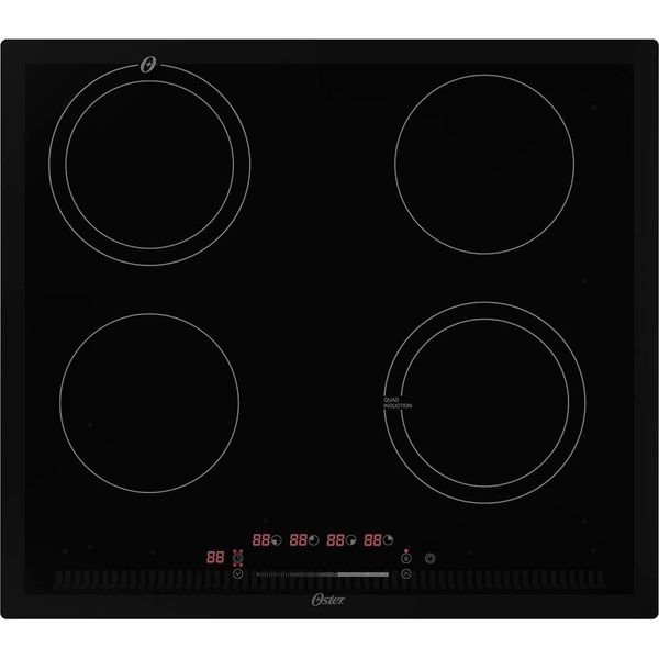 Cooktop Por Indução 4 Bocas Oster Touch Screen 220v 220V