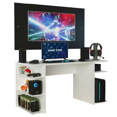 """Mesa Gamer Painel para TV até 58"""" Madesa"""