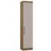 Guarda Roupa Sapateira Modulada 50cm 1 Porta Paris Luciane Móveis Avelã Pf Com Cinammon Pf