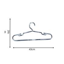 Kit 25 Un. Cabide Cavado Grosso Cristal