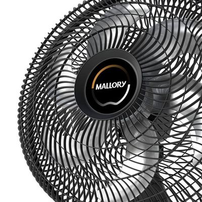 Ventilador De Coluna Mallory Éolo 40 Cm Preto E Grafite 127V