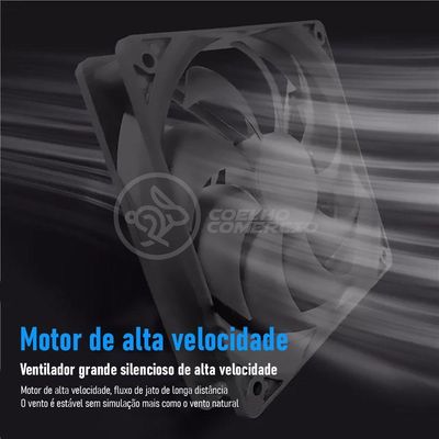 Ar Condicionado Portátil Arctic Air Cooler Umidificador Climatizador Luz Led 7 Cores Rgb Bivolt