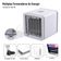 Ar Condicionado Portátil Arctic Air Cooler Umidificador Climatizador Luz Led 7 Cores Rgb Bivolt