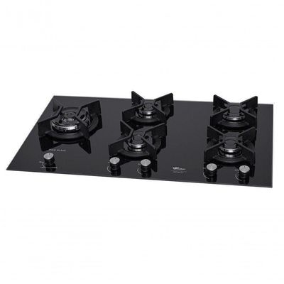 Fogão Cooktop Fischer 5q Tc Infinity Duo Blaze Gás Mesa Vidro 31800 Bivolt