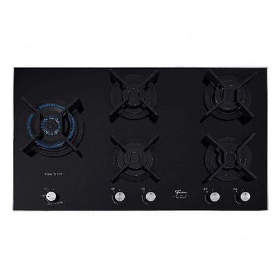 Fogão Cooktop Fischer 5q Tc Infinity Duo Blaze Gás Mesa Vidro 31800 Bivolt