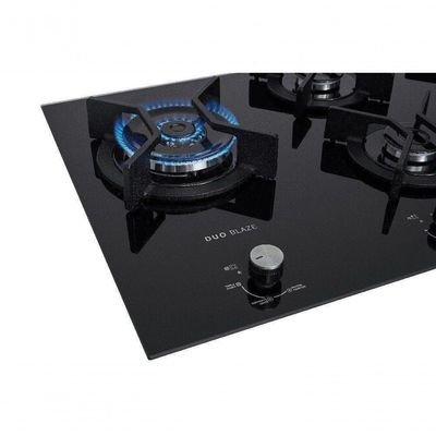 Fogão Cooktop Fischer 5q Tc Infinity Duo Blaze Gás Mesa Vidro 31800 Bivolt