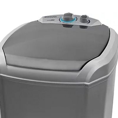Tanquinho Suggar Lavamax Eco 20kg Semiautomático 127V Prata