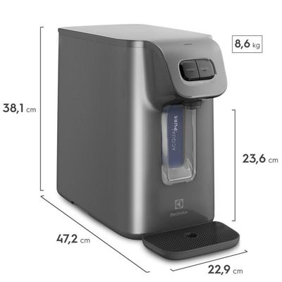 Purificador de Água Electrolux PC01X Grafite 110V