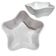 Kit 2 Tigelas Bowl Melamina Estrela Branca 600ml