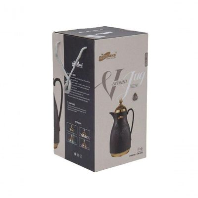 Garrafa Térmica árabe Café Chá 1 Litro Roxa A Vácuo Daydays Luxo