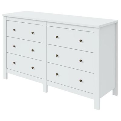 Cômoda Maggiore 6 Gavetas Branco Lopas