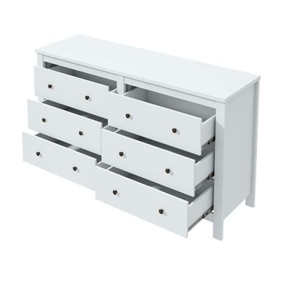Cômoda Maggiore 6 Gavetas Branco Lopas