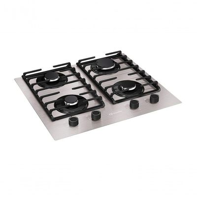 Fogão Cooktop 4 Bocas Ultra Chama MCG4BL Grade Dupla Mesa De Alumínio Mueller Bivolt