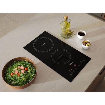 Cooktop De Indução Fischer 2 Bocas Com Touch Screen Vitrocerâmica 220V