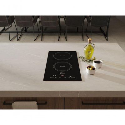 Cooktop De Indução Fischer 2 Bocas Com Touch Screen Vitrocerâmica 220V