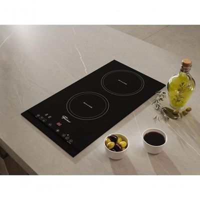 Cooktop De Indução Fischer 2 Bocas Com Touch Screen Vitrocerâmica 220V
