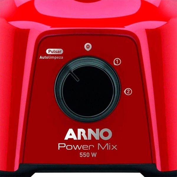 Liquidificador Arno Power Mix Lq11 550w Vm Vermelho 110v 110V Liquidificador Arno Power Mix Lq11 550w Vm Vermelho 110v 110V